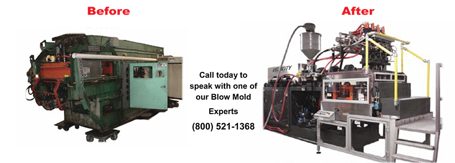 Uniloy blow molding machine upgrade